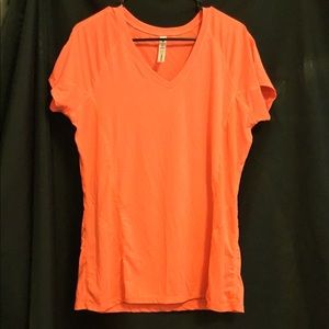 Moisture wick workout tee